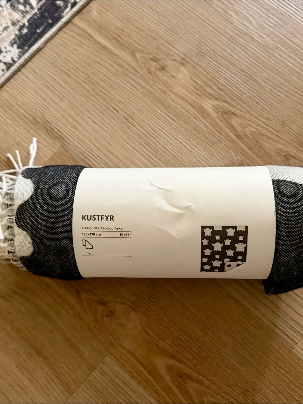 IKEA Ghost Throw Blanket